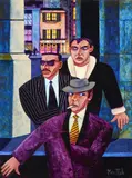 Graham Knuttel, Up To No Good, Oil on canvas