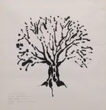 Louis le Brocquy, Tree, Indian ink on paper