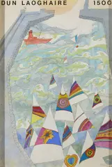 Piet Sluis, Dun Laoghaire 1500, Mixed media