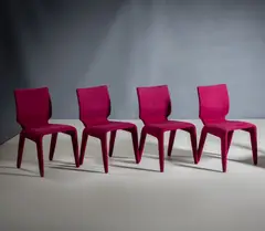 Roche Bobbois, Four Chabada Chairs, by DANIEL RODE for ROCHE BOBOIS