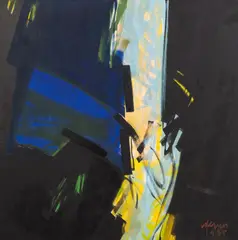 Eric Van der Grijn, Cross V, Acrylic on canvas