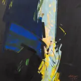 Eric Van der Grijn, Cross V, Acrylic on canvas
