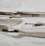 Terence P. Flanagan, Estuary, Gortahork, Oil on board