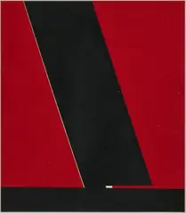 Cecil King, Aslant, 1984, Oil on paper
