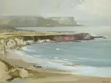 Cecil Maguire, Port Braddon, Co. Antrim, Oil on board