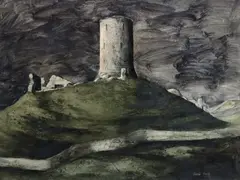Thurloe Connolly, Doonagore Castle, Oil on board