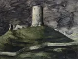 Thurloe Connolly, Doonagore Castle, Oil on board
