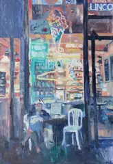 Hector McDonnell, Juicy Fruits, Oil on board
