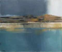 Eric Patton, Rainfall, Hebrides, Oil on canvas