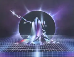 Michael Ashur, Time Crystal Disintegration No. 14 (Eclipse), Acrylic on canvas
