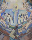 Father Jack P. Hanlon, In Praise Of Our Lady, Oil on canvas