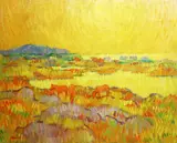 Desmond Carrick, A March Evening At Ballyconneely, Oil on board