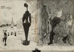 Gerard Dillon, Personnages, Mixed media