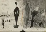 Gerard Dillon, Personnages, Mixed media