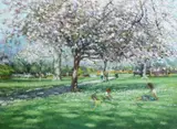 Roy Lyndsay, Spring In St. Stephens Green, Dublin