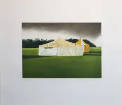 Martin Gale, Tournament, 2010, Etching with aquatint on Zerkall paper