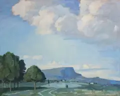 Cherith McKinstry, Ben Bulben, Oil on canvas
