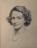 Seán O'Sullivan, Portrait Of Vivenne Ganly, Pencil