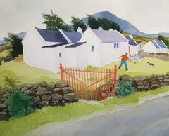 James MacIntyre, Mourne Farm, Watercolour