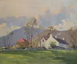 Robert Taylor Carson, Road To Kilkeel, Oil on canvas
