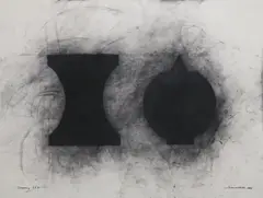 Samuel Walsh, Drawing 237, Charcoal on paper