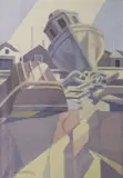 William Carron, Boats In Howth Harbour, Acrylic on paper