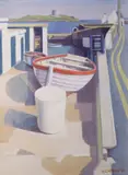 William Carron, Dalkey Harbour, Acrylic on paper