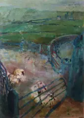 Jill Dennis, Fergus, Dripsey, Crackford, Co. Cork, Oil on canvas