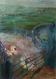 Jill Dennis, Fergus, Dripsey, Crackford, Co. Cork, Oil on canvas