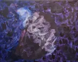 Michael Mulcahy, Dancing Moon, Oil on canvas