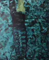 Michael Mulcahy, Jacobs Ladder, Oil on canvas