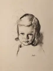 Seán O'Sullivan, Julien, The Artists' Daughter, Print
