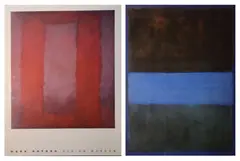 Mark Rothko, Red On Maroon & Brown, Blue, Brown On Blue (2), A pair of commerical print