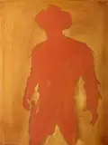 Jeff Schneider, The Gunfighter, Oil on canvas