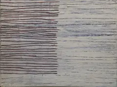David Quinn, Bleed, 2015, Oil bar and polychromo on paper on plywood