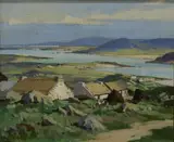 Donegal Homestead by Maurice Canning Wilks, Oil on canvas, sold Jun 2025