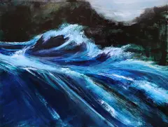 Jennifer Kingston, High Tide, Oil on board