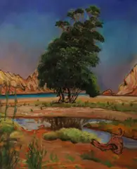 Jay Murphy, Corsica, Eucalyptus Grove, Pastel