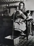 Bill Doyle, Shawlie Knitting, Photograph