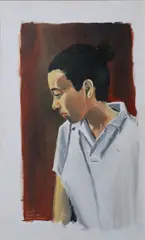 Reginald Gray, Isabelle, Tempera on canvas