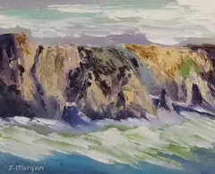 John Morgan, Tory Island, Donegal, Oil on canvas panel