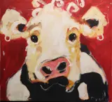 Deborah Donnelly, Penny With Earrings, Oil on canvas