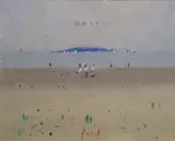 James Nolan, On A Sunday Afternoon, Malahide, Oil on board