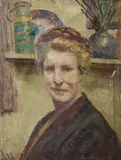 Lucy Marguerite Frobisher, Self Portrait, Oil on canvas