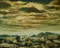Lough Swilly, Co. Donegal by Daniel O'Neill, Oil on board, sold May 2025