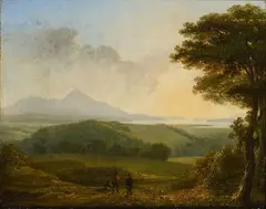 James Arthur O'Connor, Croagh Patrick And Clew Bay From Westport, Co. Mayo, Oil on panel