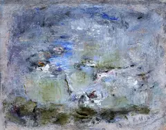 Patrick Collins, Burning Landscape, Oil on board