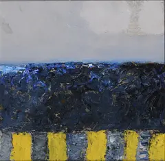 Colin Middleton, Landscape, Oil on board