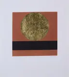 Patrick Scott, From Meditations, 2008, Carborundum print with gold leaf