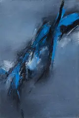 River Growth Ii by Cecil King, Oil on canvas, sold May 2025